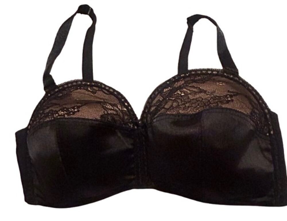 Cacique Black Silky Smooth Balconette Bra - 44DD